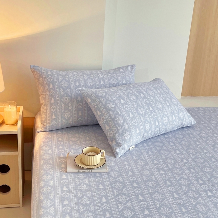 91家纺网 家纺一手货源 找家纺 慕尚家纺 2025新款全棉纯棉老粗布条格床单款凉席席子 微澜