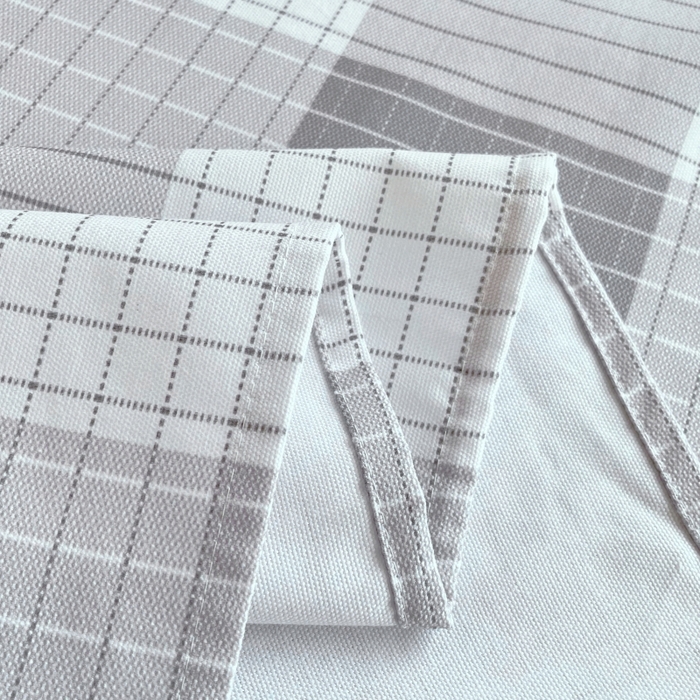 91家纺网 家纺一手货源 找家纺 慕尚家纺 2025新款全棉纯棉老粗布条格床单款凉席席子 休闲生活-灰