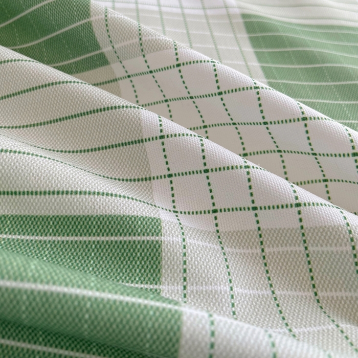 91家纺网 家纺一手货源 找家纺 慕尚家纺 2025新款全棉纯棉老粗布条格床单款凉席席子 休闲生活-绿