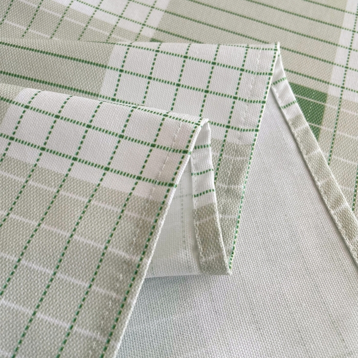 91家纺网 家纺一手货源 找家纺 慕尚家纺 2025新款全棉纯棉老粗布条格床单款凉席席子 休闲生活-绿