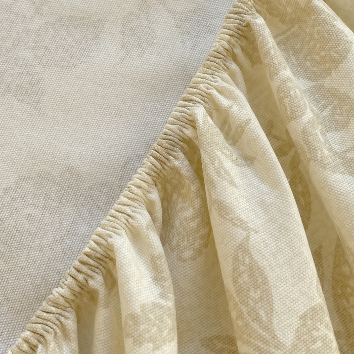 91家纺网 家纺一手货源 找家纺 慕尚家纺 2025新款全棉纯棉老粗布花卉床笠款凉席席子 枫叶