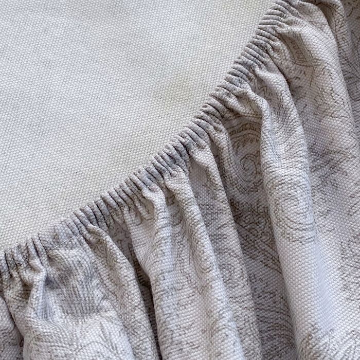 91家纺网 家纺一手货源 找家纺 慕尚家纺 2025新款全棉纯棉老粗布花卉床笠款凉席席子 梦境