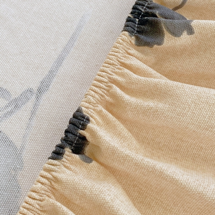 91家纺网 家纺一手货源 找家纺 慕尚家纺 2025新款全棉纯棉老粗布花卉床笠款凉席席子 莫奈花