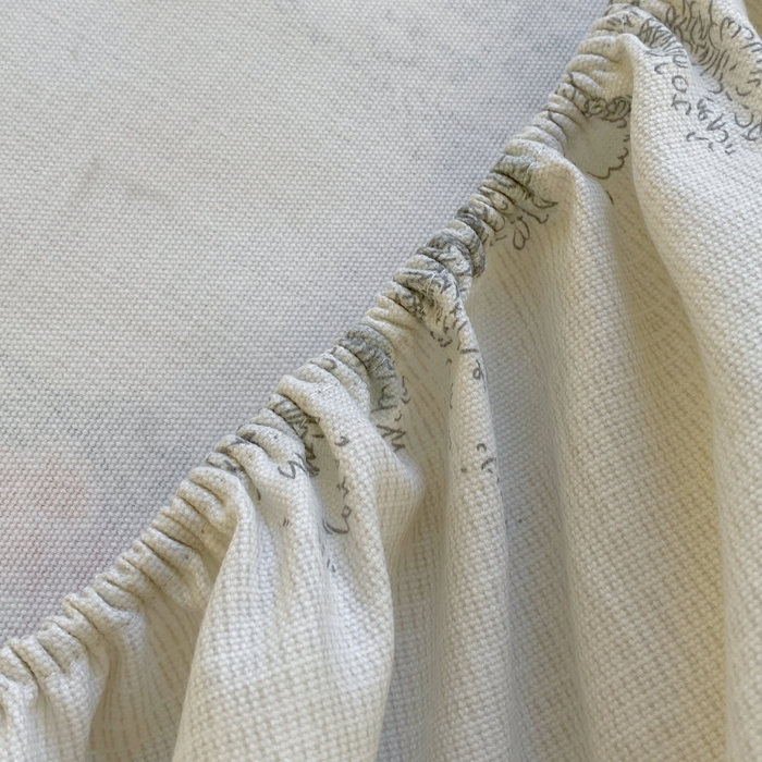 91家纺网 家纺一手货源 找家纺 慕尚家纺 2025新款全棉纯棉老粗布花卉床笠款凉席席子 水墨江南