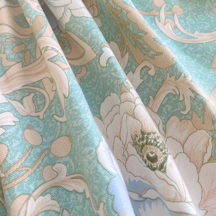 91家纺网 家纺一手货源 找家纺 慕尚家纺 2025新款全棉纯棉老粗布花卉床笠款凉席席子 闲趣花开