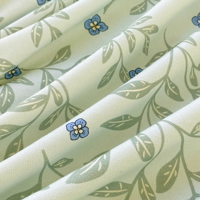 91家纺网 家纺一手货源 找家纺 慕尚家纺 2025新款全棉纯棉老粗布花卉床笠款凉席席子 幸运草