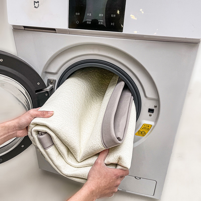 91家纺网 家纺一手货源 找家纺 全季家居 2025新款A类乙纶PE花卉轻奢提花系列凉豆豆席 床席款-浪漫枫林-浅灰