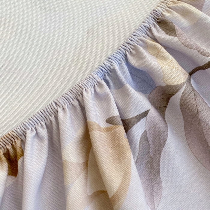 91家纺网 家纺一手货源 找家纺 慕尚家纺 2025新款全棉纯棉老粗布花卉床笠款凉席席子 秀雅