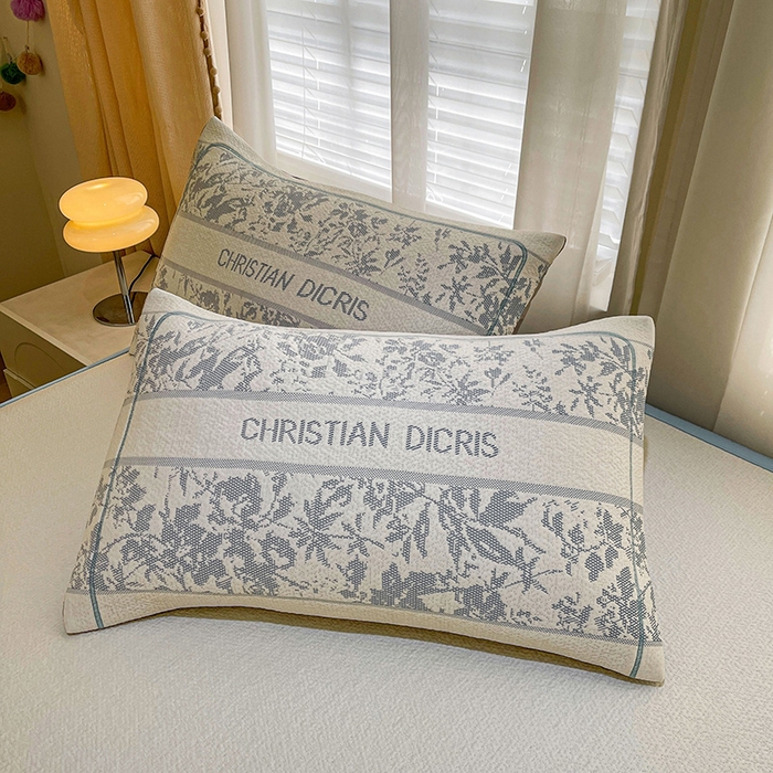 91家纺网 家纺一手货源 找家纺 全季家居 2025新款A类乙纶PE花卉轻奢提花系列凉豆豆席 床席款-浪漫枫林-天蓝