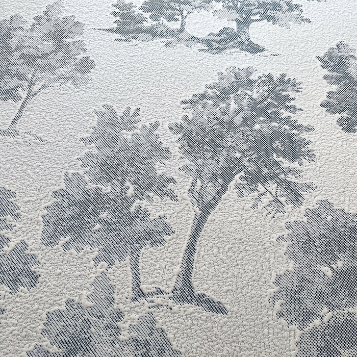 91家纺网 家纺一手货源 找家纺 全季家居 2025新款A类乙纶PE花卉轻奢提花系列凉豆豆席 床席款-迷雾森林-天蓝