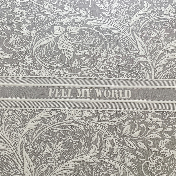 91家纺网 家纺一手货源 找家纺 全季家居 2025新款A类乙纶PE花卉轻奢提花系列凉豆豆席 床席款-麋鹿花园-浅灰