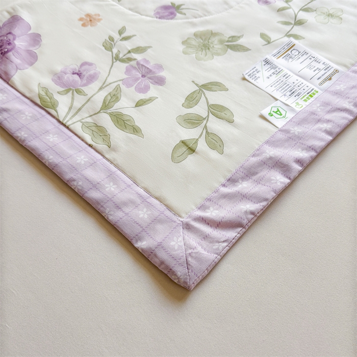 91家纺网 家纺一手货源 找家纺 小石头家纺 2025新款里外全棉A类纯棉棉花小碎花夏被包质检=买家秀 缤纷花朵