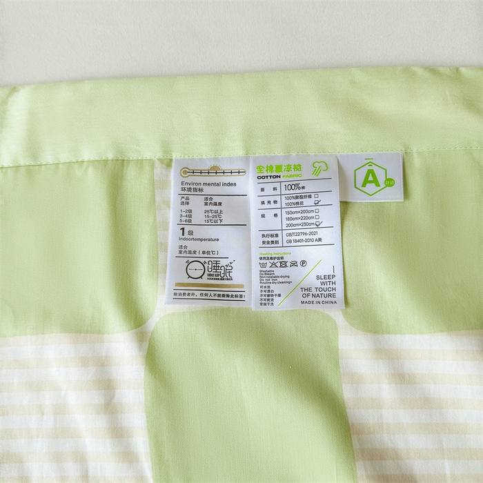 91家纺网 家纺一手货源 找家纺 小石头家纺 2025新款里外全棉A类纯棉棉花小碎花夏被包质检=买家秀 快乐熊猫