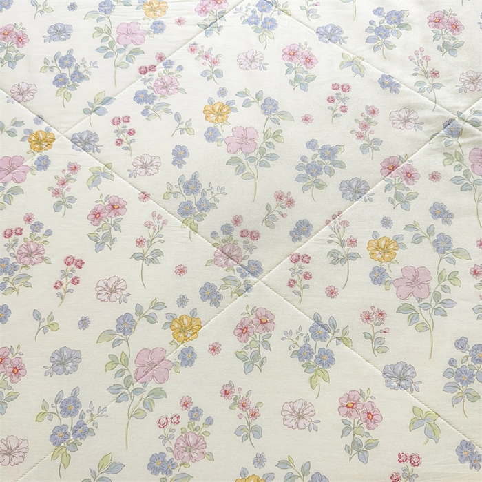 91家纺网 家纺一手货源 找家纺 小石头家纺 2025新款里外全棉A类纯棉棉花小碎花夏被包质检=买家秀 洛城花语