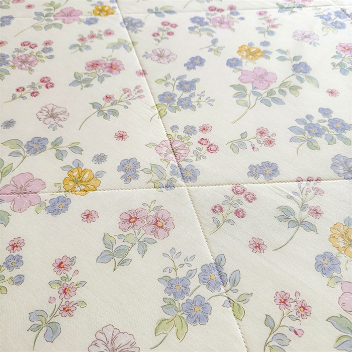 91家纺网 家纺一手货源 找家纺 小石头家纺 2025新款里外全棉A类纯棉棉花小碎花夏被包质检=买家秀 洛城花语