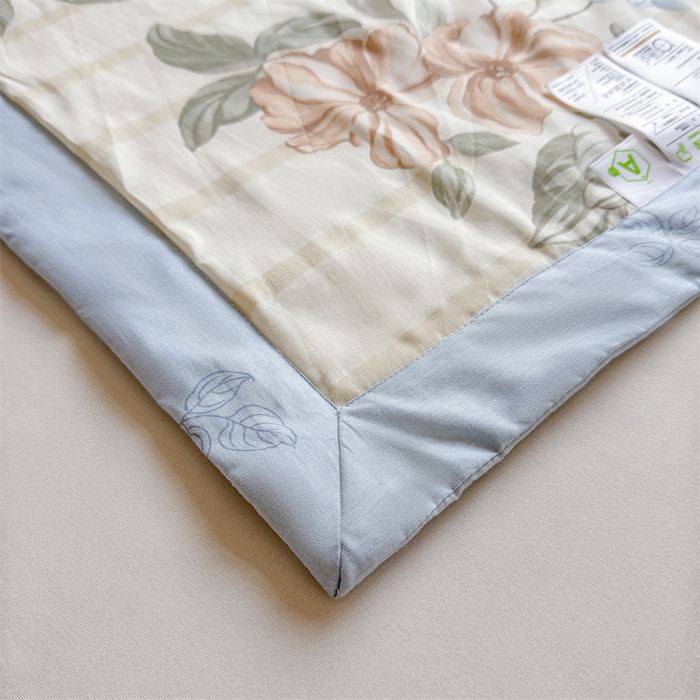 91家纺网 家纺一手货源 找家纺 小石头家纺 2025新款里外全棉A类纯棉棉花小碎花夏被包质检=买家秀 四季花园