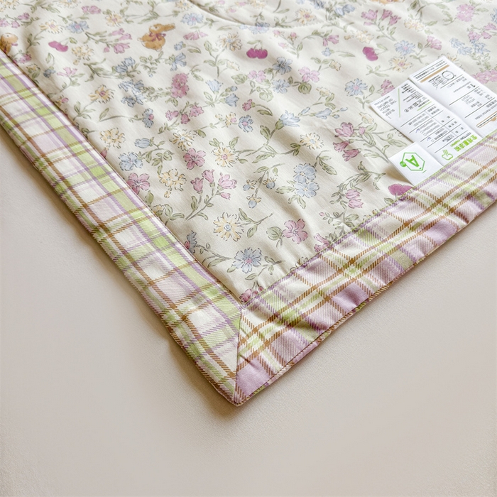 91家纺网 家纺一手货源 找家纺 小石头家纺 2025新款里外全棉A类纯棉棉花小碎花夏被包质检=买家秀 洛洛碎花