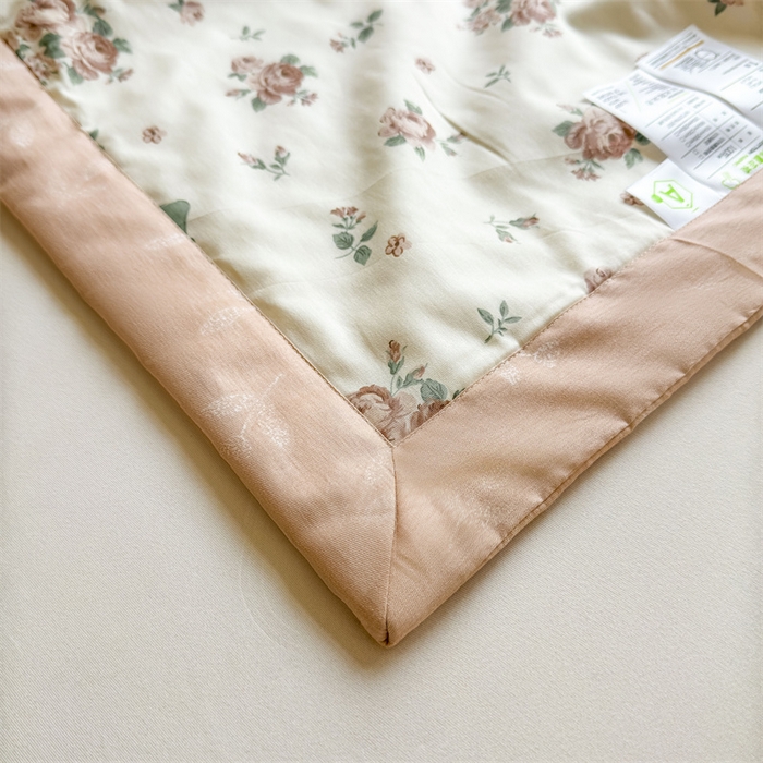 91家纺网 家纺一手货源 找家纺 小石头家纺 2025新款里外全棉A类纯棉棉花小碎花夏被包质检=买家秀 曼塔玫瑰