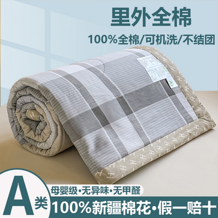 91家纺网 家纺一手货源 找家纺 小石头家纺 2025新款里外全棉A类纯棉棉花小碎花夏被包质检=买家秀 时尚格调