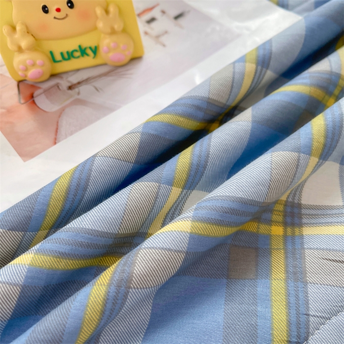 91家纺网 家纺一手货源 找家纺 小石头家纺 2025新款A类小清新纯棉印花夏被 蓝调格韵