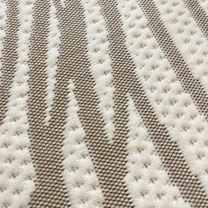 91家纺网 家纺一手货源 找家纺 雅居纺家纺 2025新款A类加厚三明治底简约提花凉感席系列-床笠款 曲线-香槟