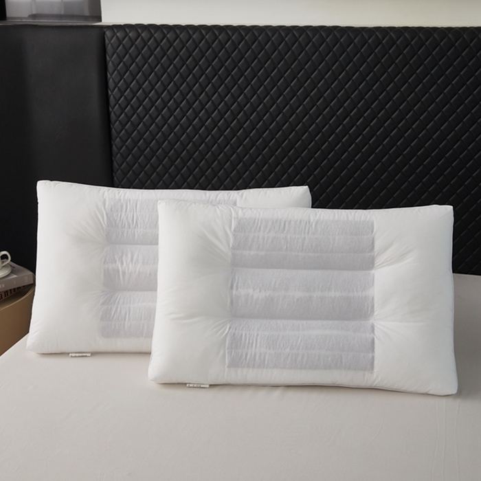 91家纺网 家纺一手货源 找家纺 （总）幸运草2025新款纯棉决明子木棉两用枕芯成人家用羽丝绒枕芯