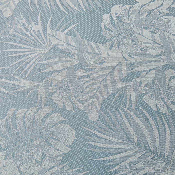 91家纺网 家纺一手货源 找家纺 情恒家纺   2025新款提花PE海洋丝可脱卸床裙席三件套 生如夏花 雾蓝