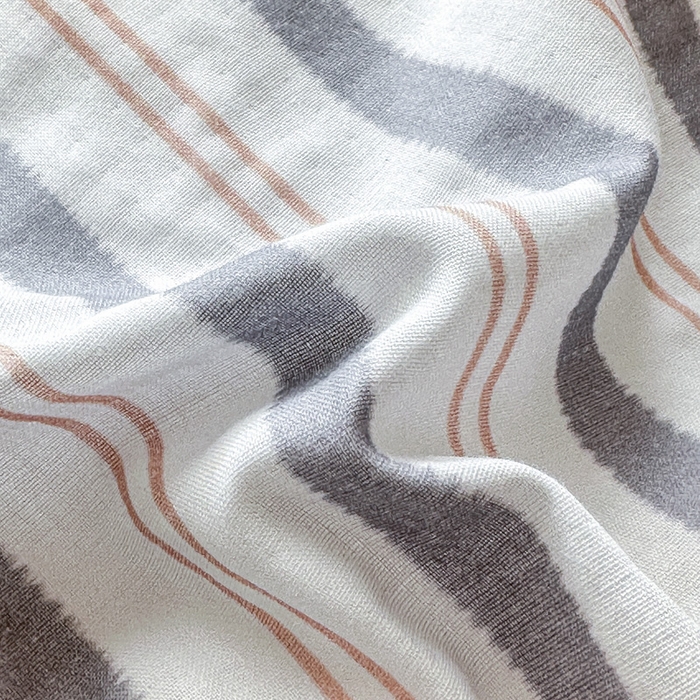 91家纺网 家纺一手货源 找家纺 喜四方 2025新款全棉A类母婴级抗菌全棉双层纱四件套 初见-灰