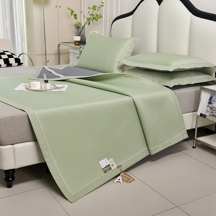 2025新款迪恩冷感豆豆席系列 迪恩冷感豆豆席-绿色