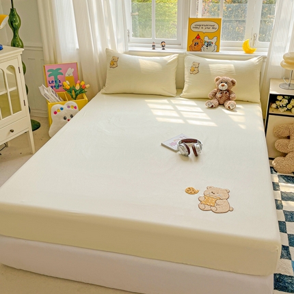 91家纺网 家纺一手货源 找家纺 （总）港岛妹妹 2025春夏新款卡通毛巾绣床笠