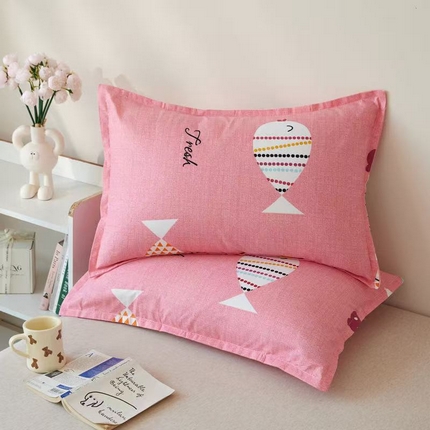 91家纺网 家纺一手货源 找家纺 （总）2025新款活性印染简约枕套