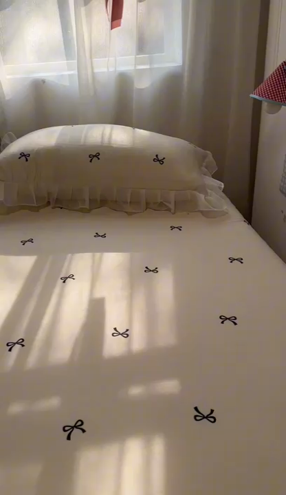 91家纺网 家纺一手货源 找家纺 （总）老K (原美阁）2025年新款双层雪纺床裙款冰丝空调软席三件套