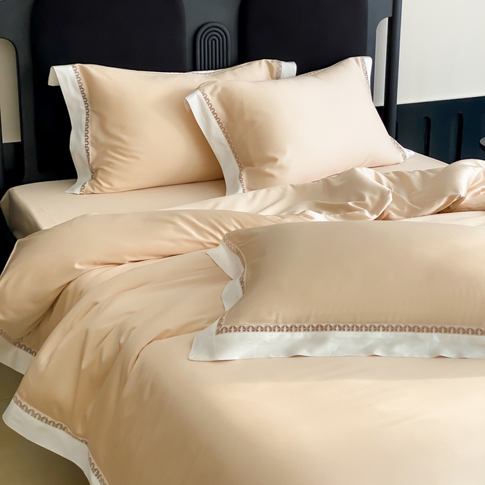 91家纺网 家纺一手货源 找家纺 （总）云栖家居 2025天丝棉镂空四件套-观夏