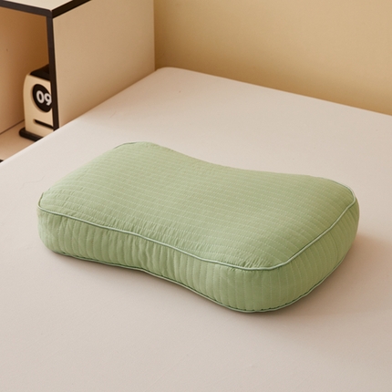 91家纺网 家纺一手货源 找家纺 （总）幸运草2025新款韩版水洗棉砂洗纯荞麦壳面包枕芯护颈椎全荞麦枕