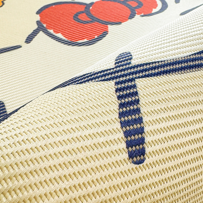 91家纺网 家纺一手货源 找家纺 （总）蓝邻 2025春夏新款正版三丽鸥600D冰藤大版数码印花凉席-场景一