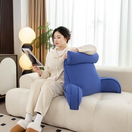 91家纺网 家纺一手货源 找家纺 （总）沐沐家纺  2026新款平板拉毛护腰靠背