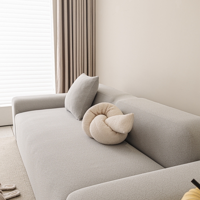 91家纺网 家纺一手货源 找家纺 沐沐家纺  2026新款素鸢沙发套 浅灰 单人(90-140cm)