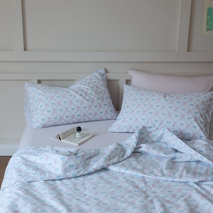 91家纺网 家纺一手货源 找家纺 棉眠 2025新款纯棉花边夏被套件 巴黎周末