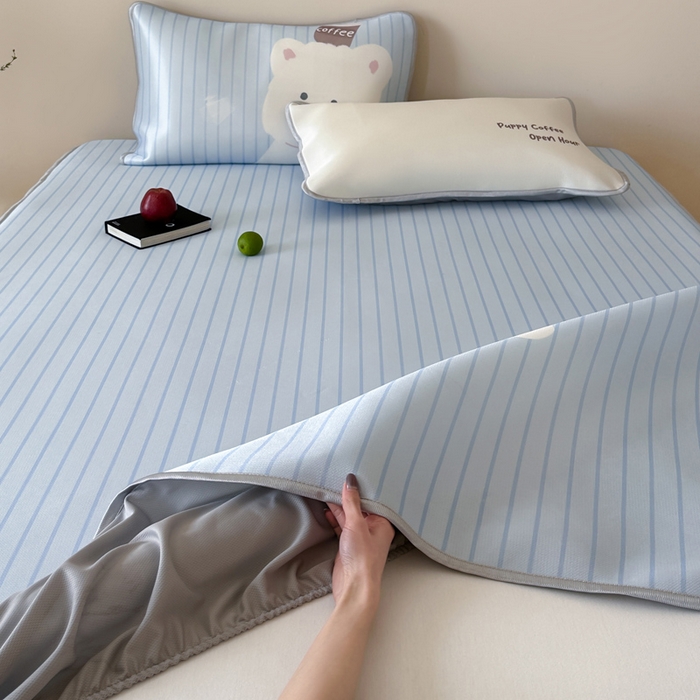 91家纺网 家纺一手货源 找家纺 （总）如一2025A类ins大版数码卡通印花冰丝凉感席