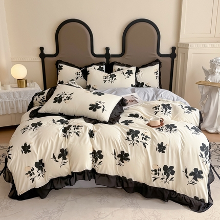 91家纺网 家纺一手货源 找家纺 （总）橘子家 2025新款云柔棉四件套