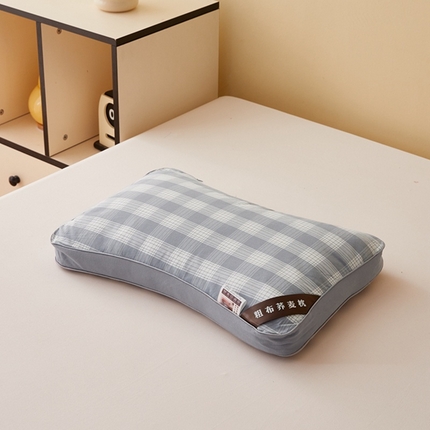 91家纺网 家纺一手货源 找家纺 （总）幸运草2025新款纯棉老粗布荞麦枕