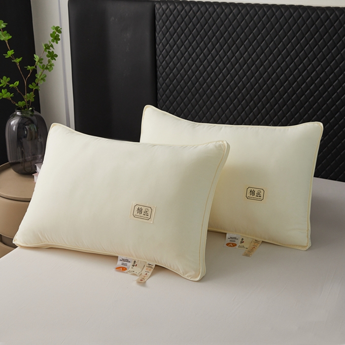 91家纺网 家纺一手货源 找家纺 （总）幸运草2025新款A类素棉亲肤羽丝绒枕芯单人成人用超柔软枕头