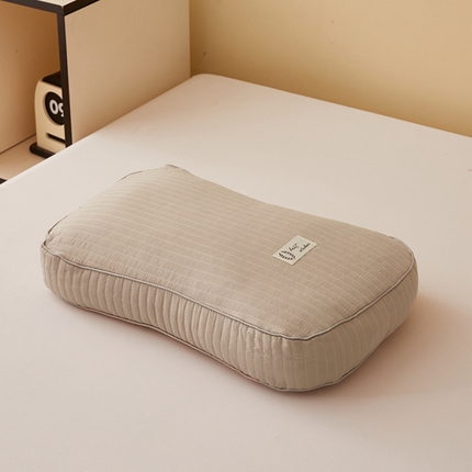 91家纺网 家纺一手货源 找家纺 （总）幸运草2025新款韩版水洗棉砂洗纯荞麦壳面包枕芯护颈椎全荞麦枕