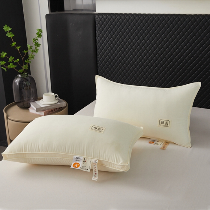 91家纺网 家纺一手货源 找家纺 （总）幸运草2025新款A类素棉亲肤羽丝绒枕芯单人成人用超柔软枕头