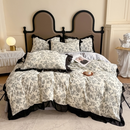 91家纺网 家纺一手货源 找家纺 （总）橘子家 2025新款云柔棉四件套