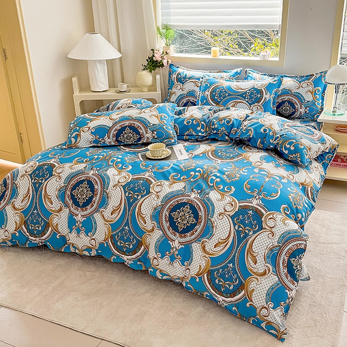 91家纺网 家纺一手货源 找家纺 （总）梵巢家纺 芦荟棉三四件套，床单，被套，枕套化纤四件套