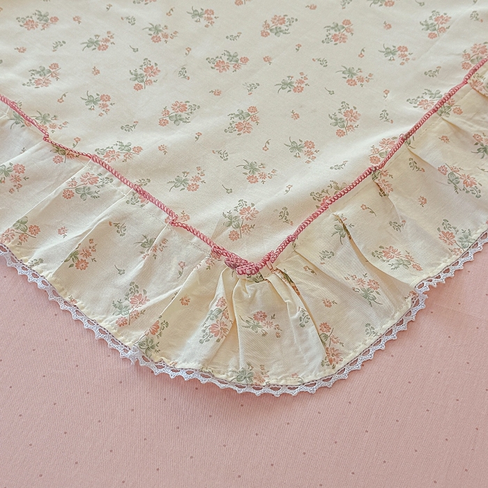 91家纺网 家纺一手货源 找家纺 缦彩家纺  2025新款韩版全棉公主风床单四件套 夕颜