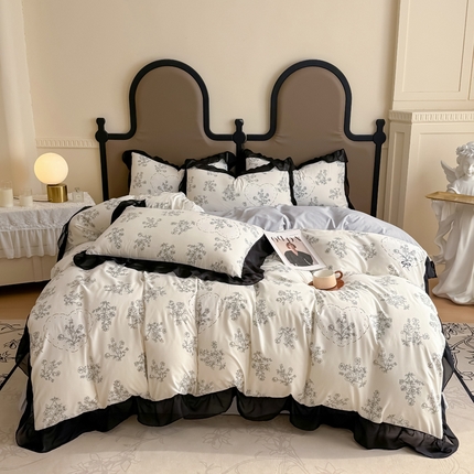 91家纺网 家纺一手货源 找家纺 （总）橘子家 2025新款云柔棉四件套