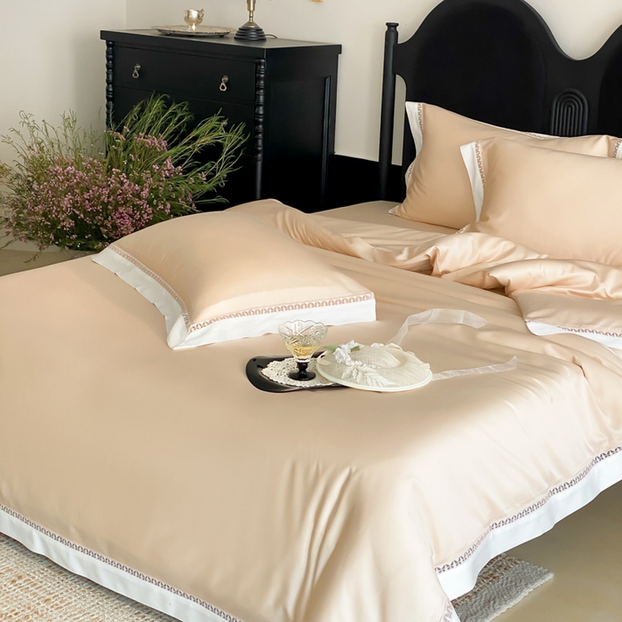 91家纺网 家纺一手货源 找家纺 （总）云栖家居 2025天丝棉镂空四件套-观夏