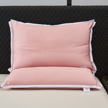 梵希良品 2025新款超柔蚕丝蛋白枕头枕芯 粉色48x74cm中枕